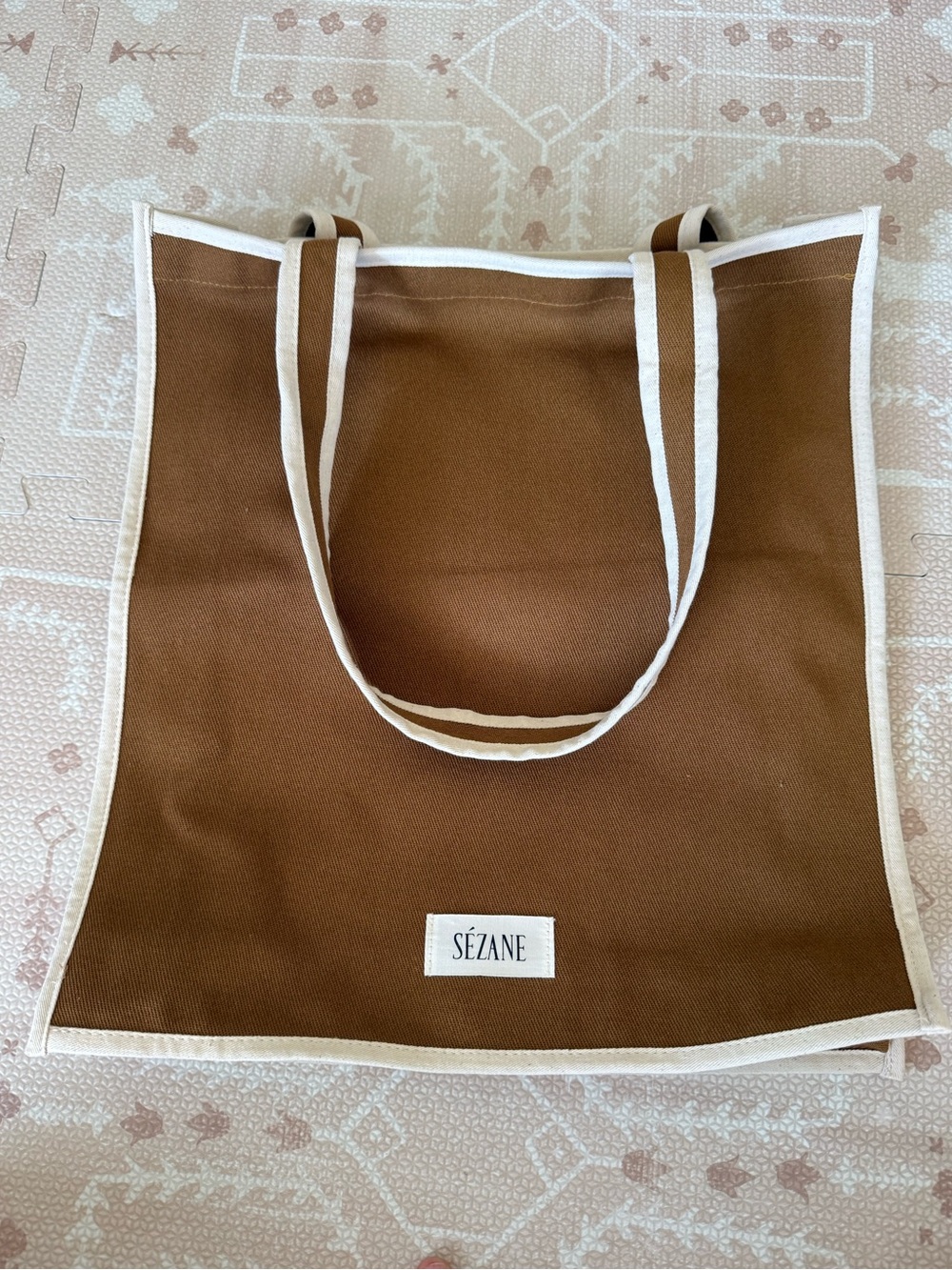 NEW Sezane Canvas Tote Bag